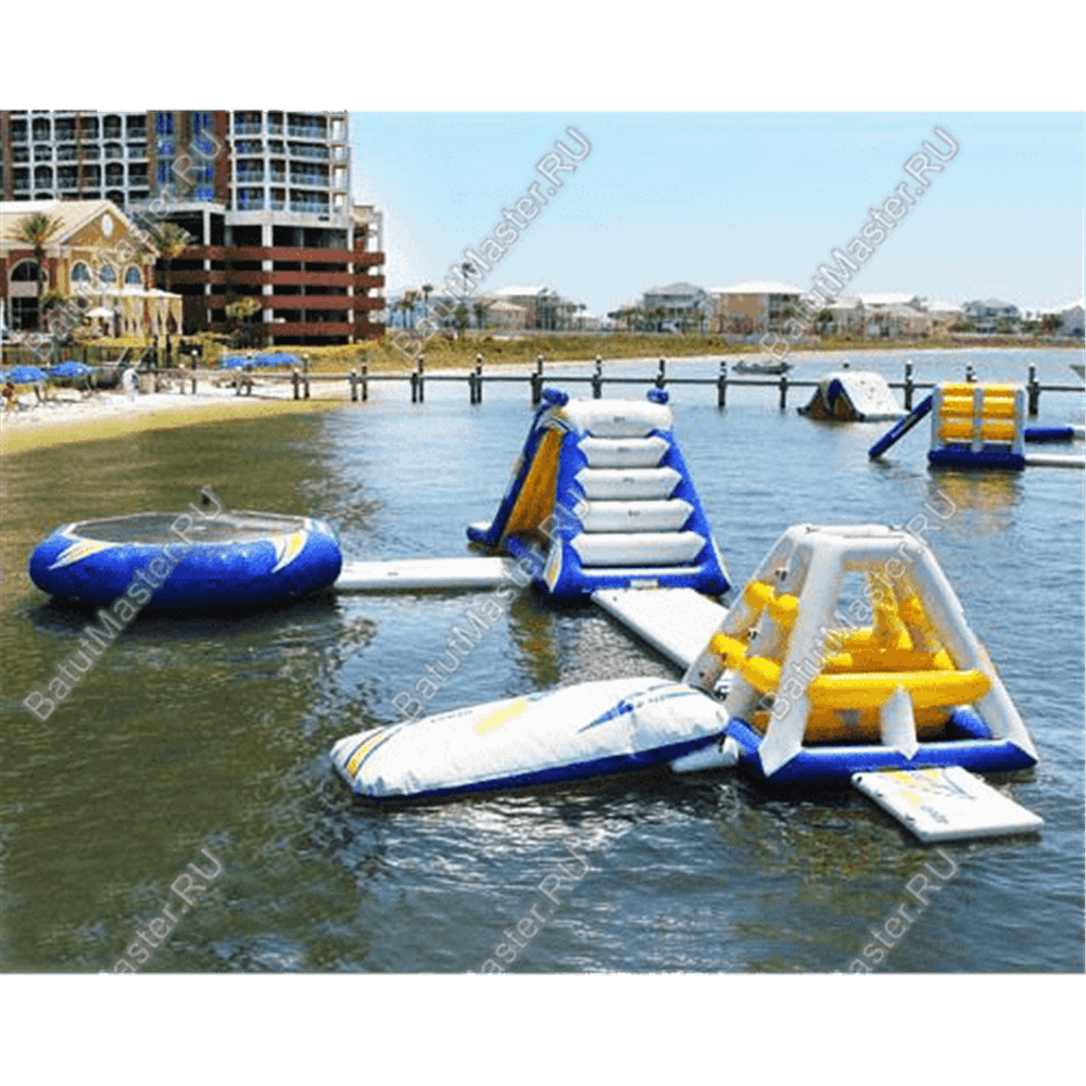 Коммерчесий аквапарк на воде «Береговые увлечения» 15×8×3 м