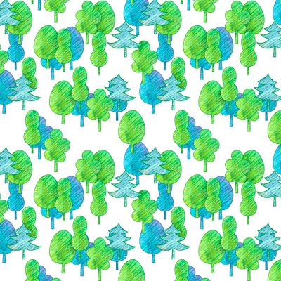 мультяшный лес