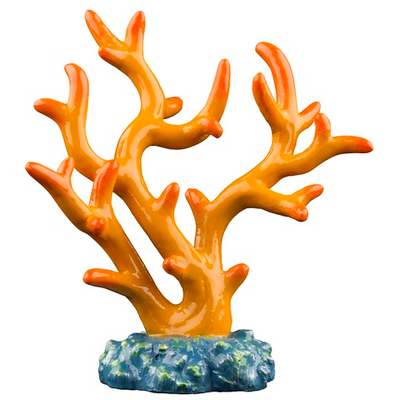 Декорация с GLO-эффектом GLOFISH "Коралл оранжевый/желтый" 12.7x5,08x10,16см