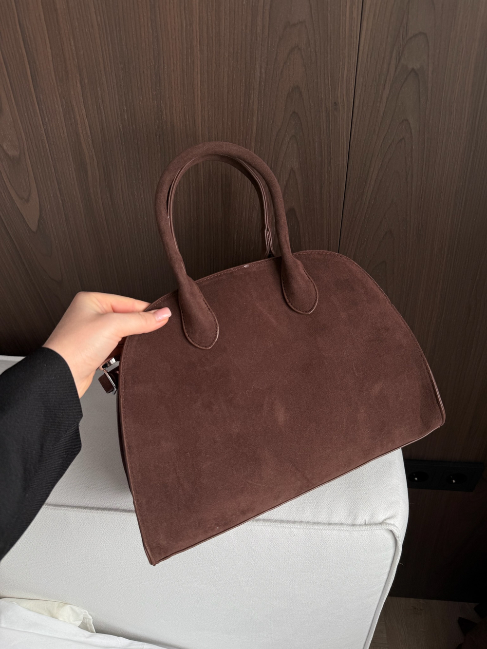 Сумка из эко замши