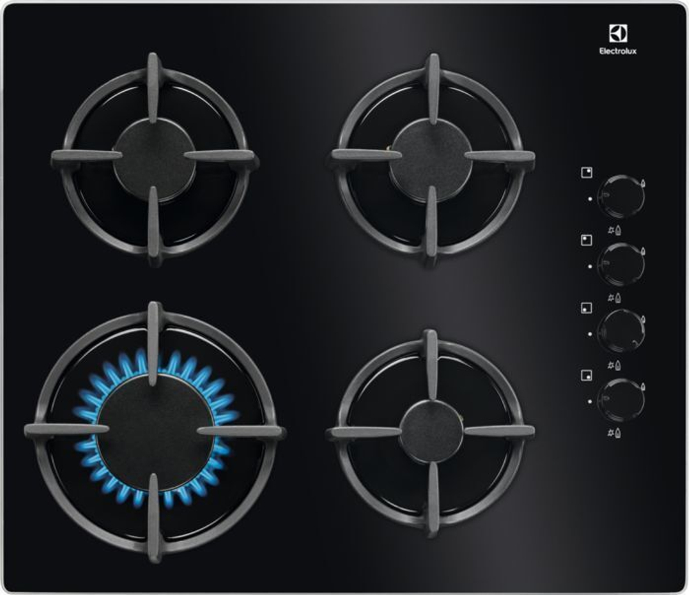 Встраиваемая газовая варочная панель Electrolux GPE264EK