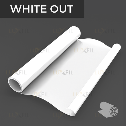 Пленка для окон декоративная WHITE OUT LUXFIL, рулон (размер 1,524x30м.)