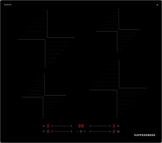 Индукционная стеклокерамич. панель Kuppersberg ICI 606