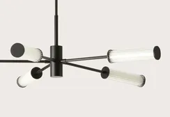 Люстра Ison 5L 110 см, черная 