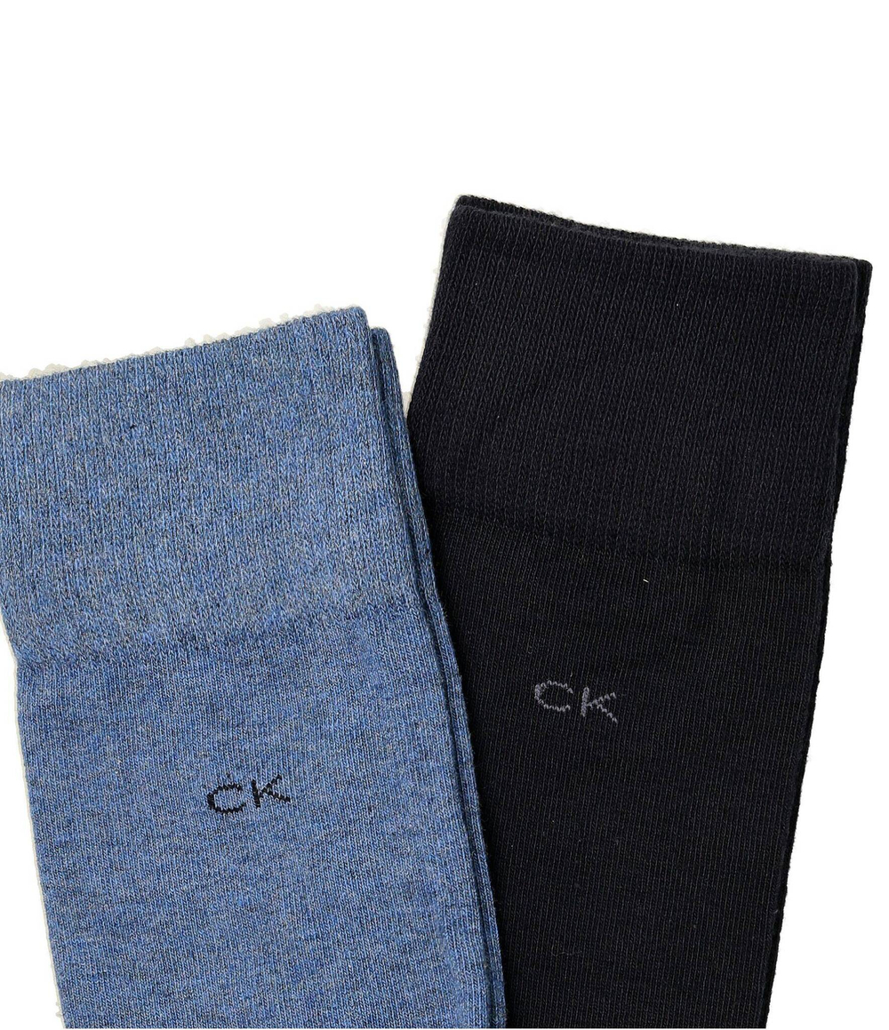 носки 2 пары Calvin Klein - голубой(701218631)