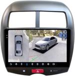 Магнитола для Mitsubishi ASX, Peugeot 4008, Citroen C4 Aircross 2010-2016 - FarCar BX026M-360 монитор 10.36" 2K QLED на Android 13, Быстрая, CarPlay, 4G SIM-слот, 4 камеры в комплекте