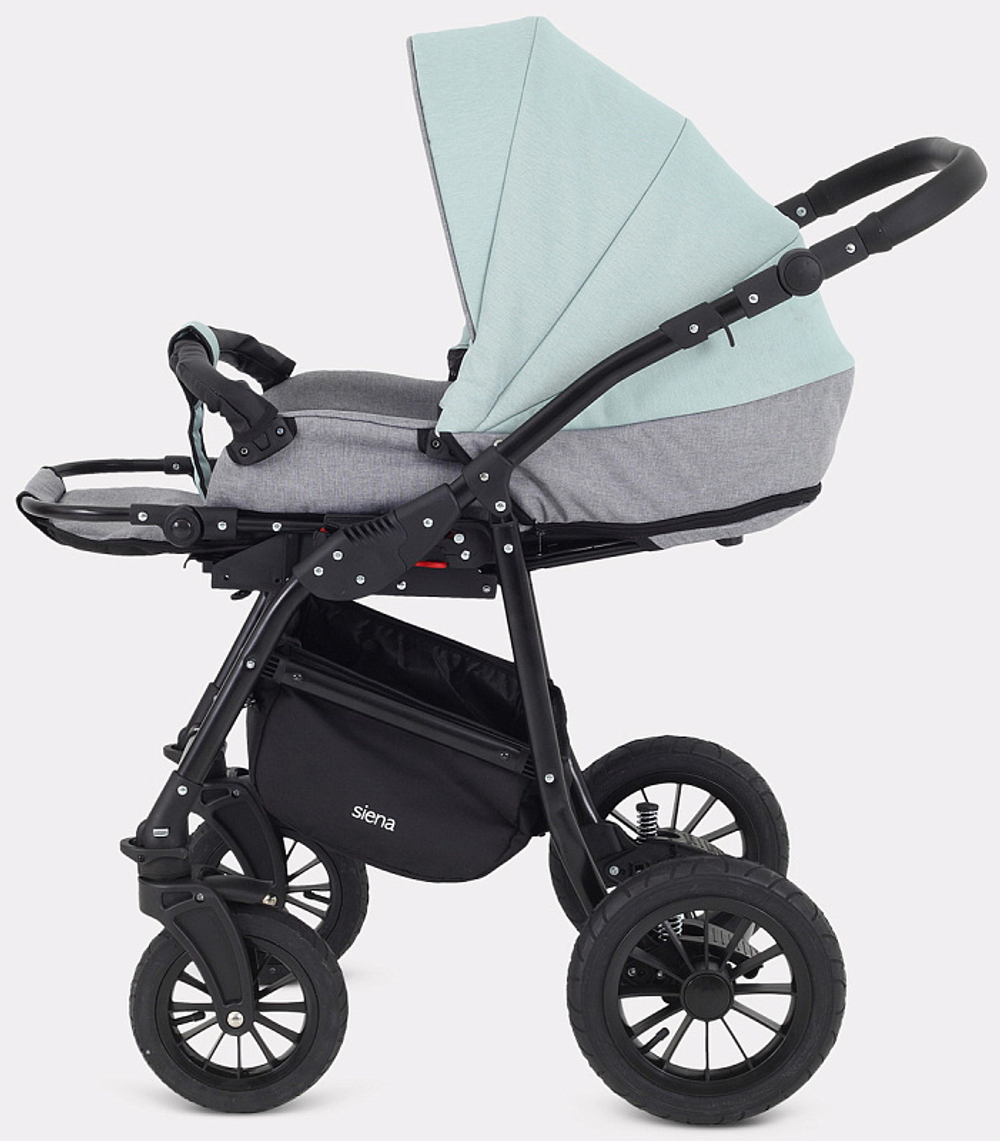 Детская коляска Rant Siena New 2 в 1 10 серый-ментоловый