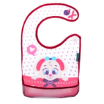 Нагрудник непромокаемый «Доченька», с карманом, на липучке, цвет МИКС  4136442