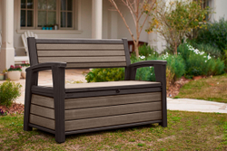 Сундук-скамья HUDSON STORAGE BENCH, коричневый