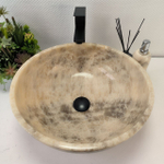 Раковина из оникса Bowl Grey TinLip BO-62910 45*45*17 42