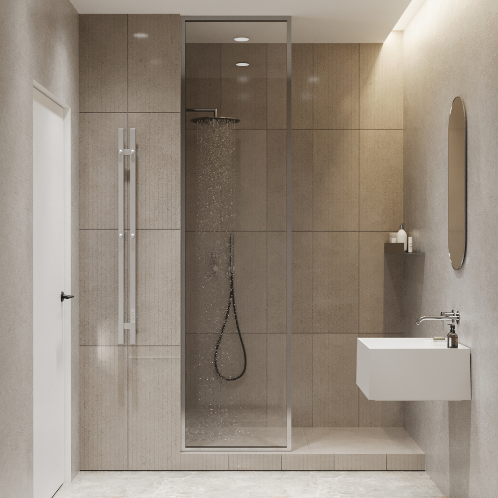 Полотенцесушитель MIXLINE MOON QUADRO MATT СHROME 120/10 (таймер,237 Вт) электрический