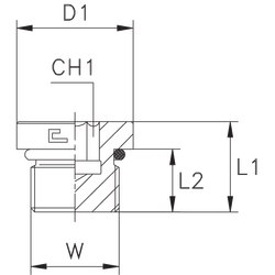 Заглушка VH (Ш) UNF 7/16 (o-ring)