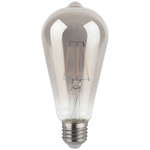 Лампа светодиодная ЭРА F-LED ST64-7W-824-E27 smoky 7Вт филамент дымчатая теплый белый свет Е27