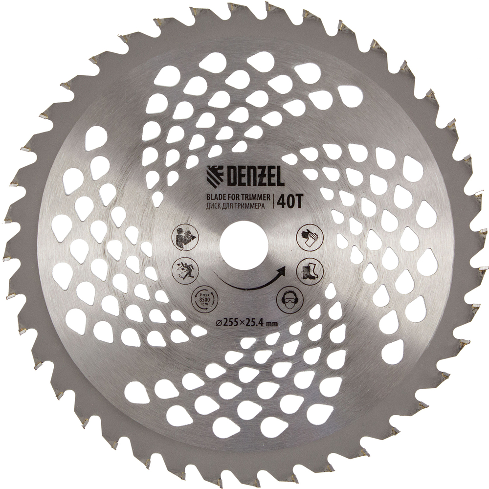 Триммер бензиновый DT 43, 43 см3, 2.5 л. с, неразъемная штанга, состоит из 2 частей Denzel