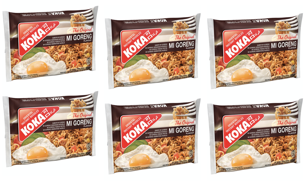Лапша KOKA Original Жареная лапша Ми горенг 85 г 6 шт