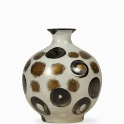 Ваза Flaviana высота 30 см, коричневый, чёрный, бежевый