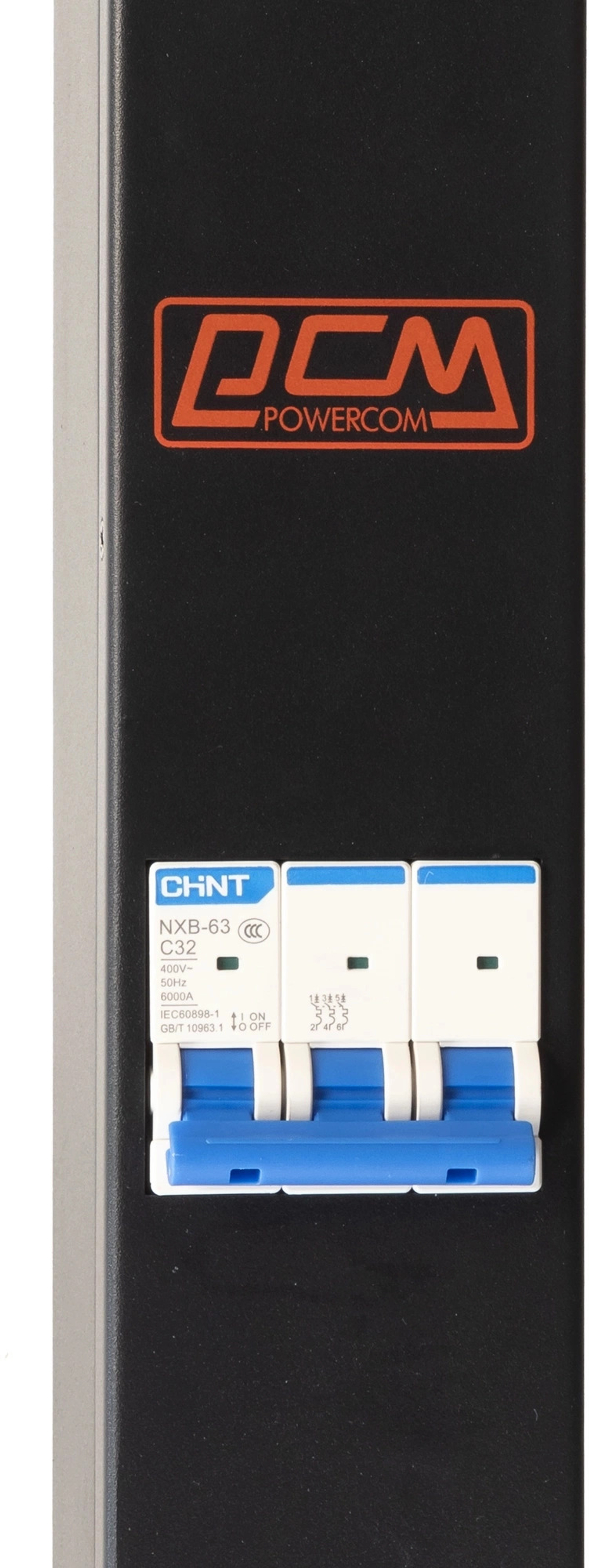 Блок распределения питания  Powercom PDU-32AVMS24-18C3-6C9-3P
