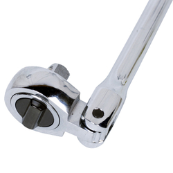 KING TONY (3734-10F) Трещотка 3/8", 250 мм, 32 зубца, дисковый механизм, шарнирная