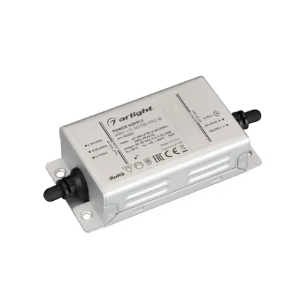 Блок питания ARPJ-LG-561700-PFC-B (50W, 25-56V, 0.4-1.7A) (Arlight, IP67 Металл, 5 лет) 053302