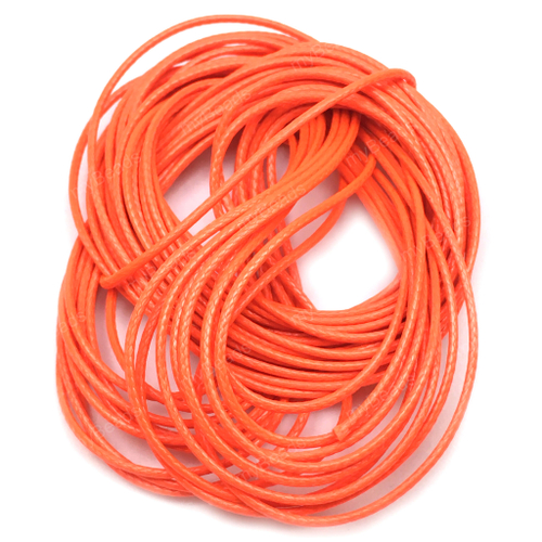 Шнур вощеный рыжий 1 мм (5 метров)