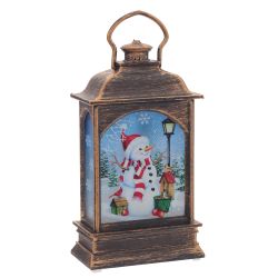 GAEM Изделие декоративное "Фонарь" с подсветкой (3хАG13, вход), L7 W4 H12 см, 3в.