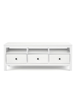 IKEA ТВ-тумба HEMNES, белый/светло-коричневый, 148*57*46, КЫМОР (ИКЕА ХЕМНЭС)