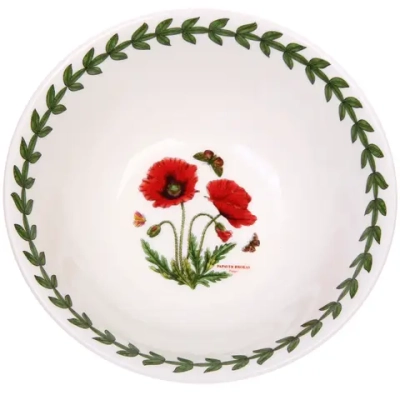 Салатник керамический «Цветочная грация» 350мл, маки