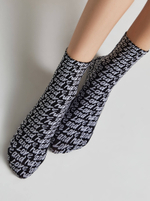 CONTE FANTASY Плотные носки с вывязанным рисунком «Love»