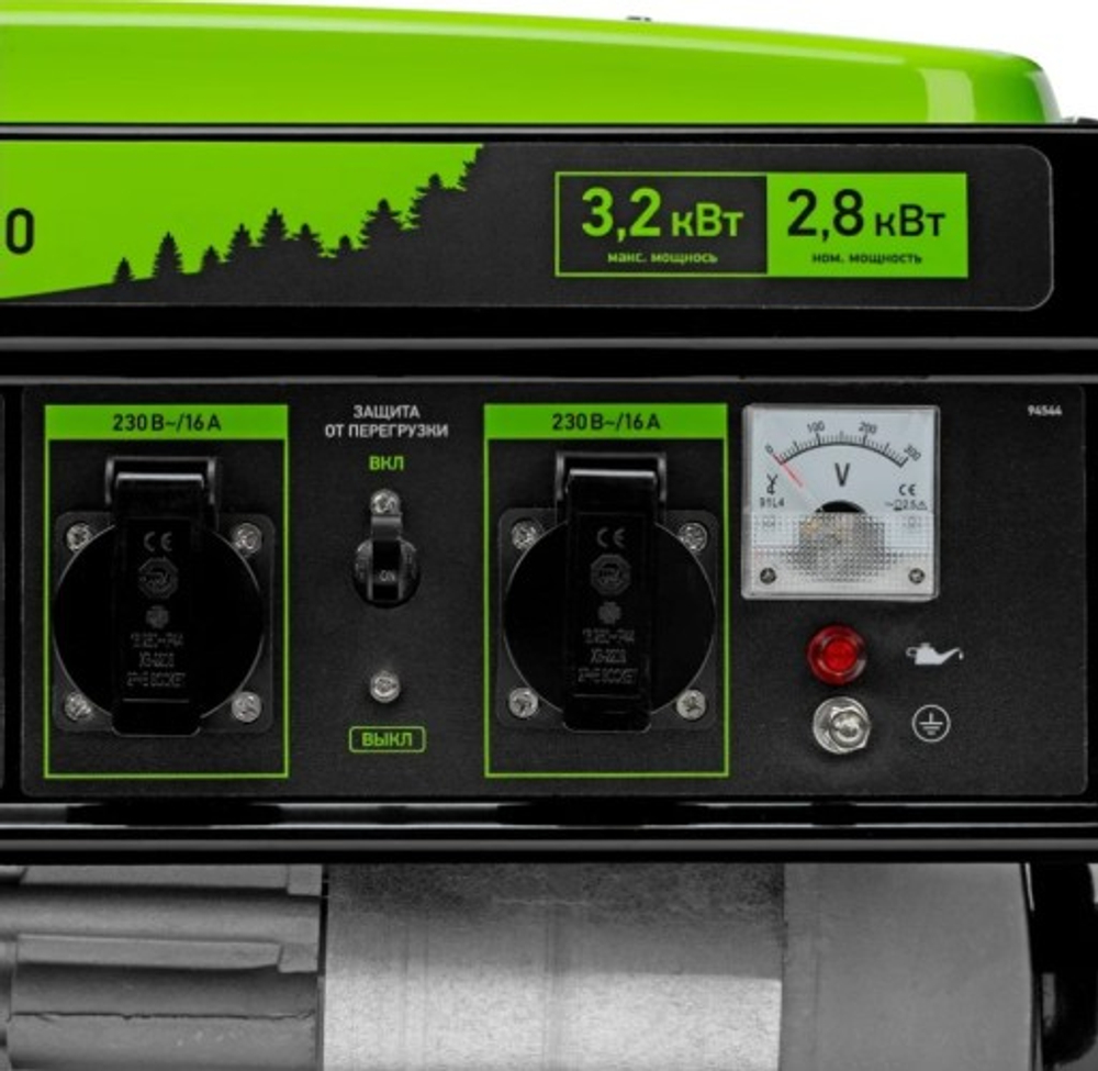 Генератор бензиновый СИБРТЕХ БС-3500 94544