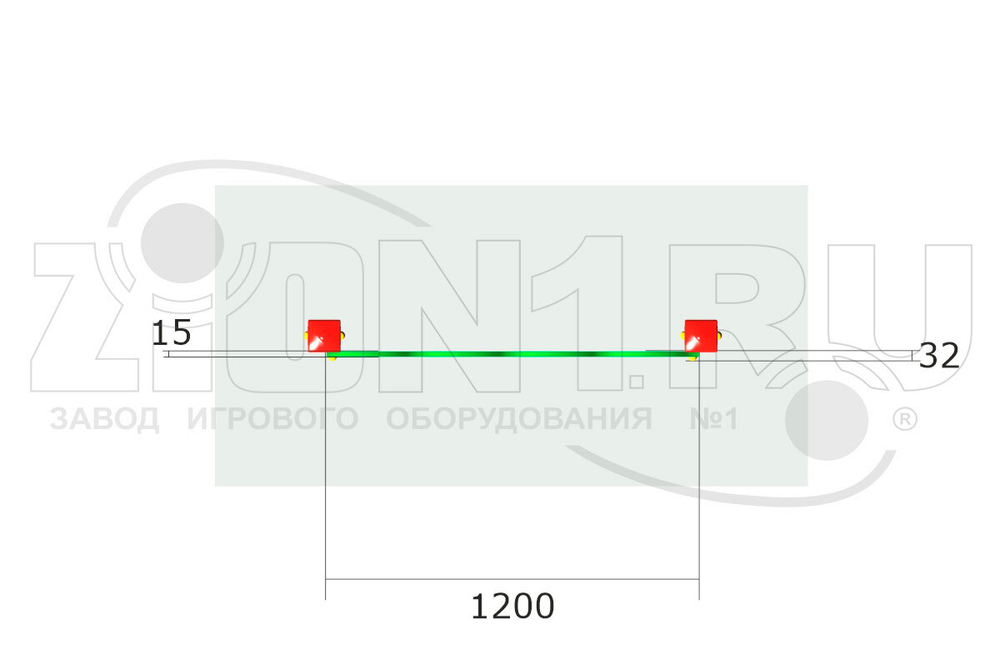 Ограждение детской площадки Лесной мир для улицы