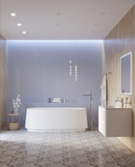 Акриловая ванна Cezares LUX 170х82 CZR-LUX-CENTRAL-170-82-58-MATT белая матовая