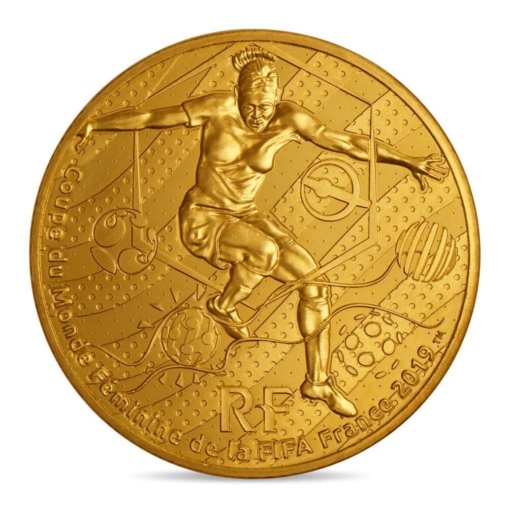 Набор из 4 монет 1/4 евро 2019 год. Чемпионат мира по футболу среди женщин во Франции 2019 год.