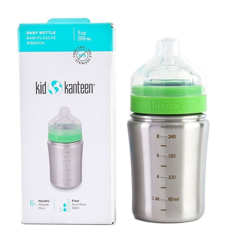 Детская бутылка Klean Kanteen Baby Bottle Medium 9oz (266 мл) – купить за  2895 руб | KleanKanteen.ru.com