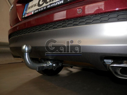 Фаркоп оцинкованный Galia H095A для Hyundai Tucson дорестайл 2015-2018, Kia Sportage 4 дорестайл 2015-2018(паспорт и сертификат в комплекте)(без электрики)