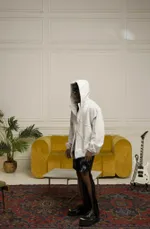 Худи Parfet Zip White Gray LPS светло-серый