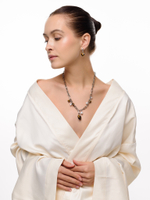 Колье "Tiger's eye pearl round"