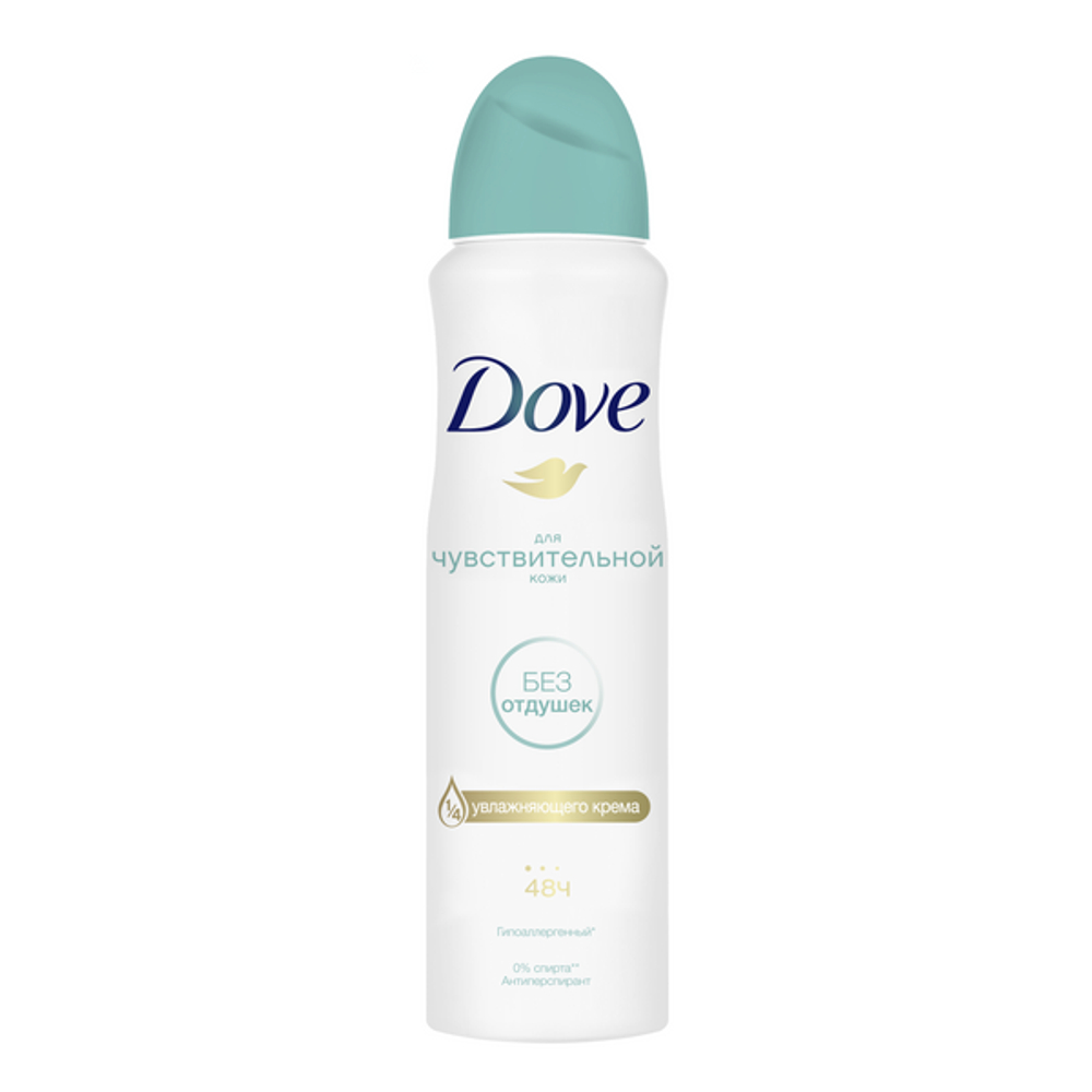 Dove Дез-спрей Бережная забота (без запаха ) 150мл. *6 / 396 / 3564