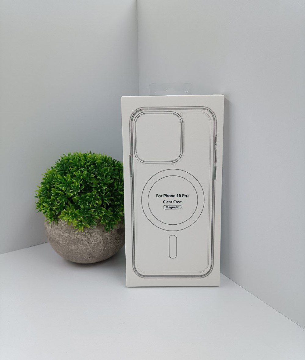 Прозрачный чехол MagSafe Clear Case без анимации для iPhone 16 PRO