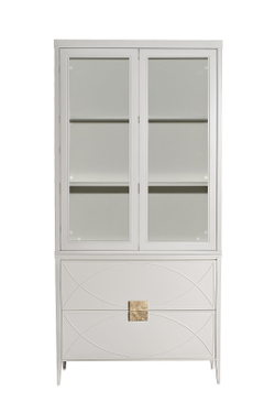 Комод бежевый 2 ящика 100x80x40см Garda Decor