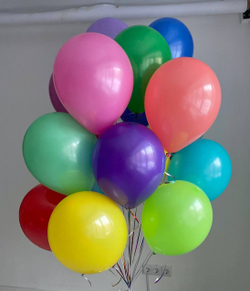 Воздушные шары разноцветные, 18 шт №2475