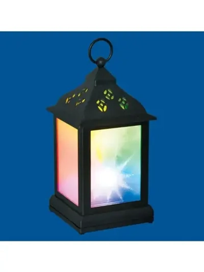 Фонарь светодиодный с гирляндой новогодний