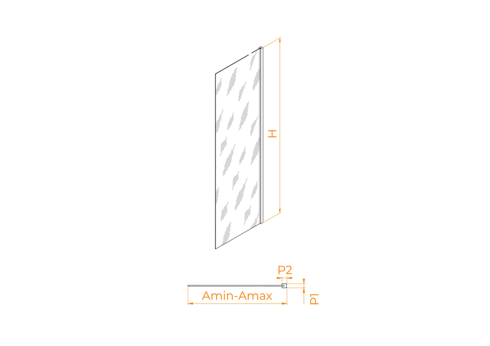 Боковая панель RGW Z-03B (Тонированное, 900)