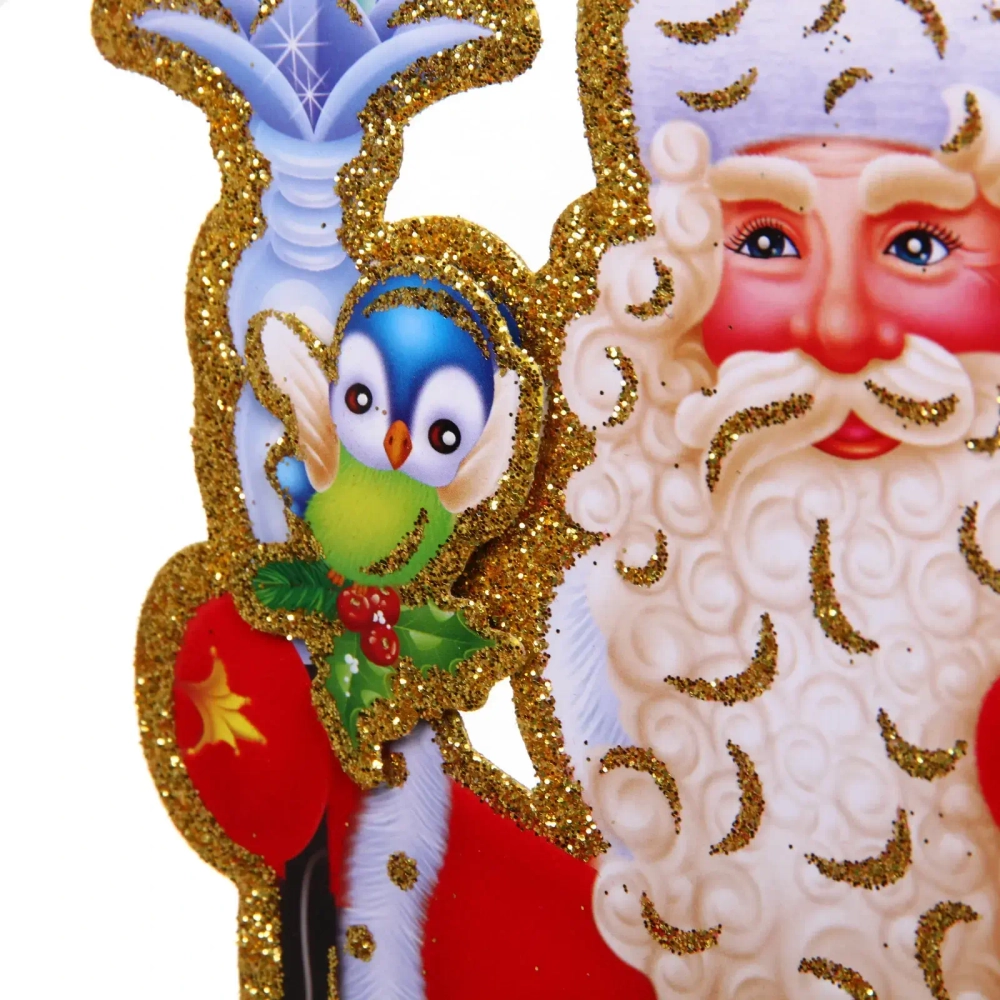 Плакат «Дед Мороз и Снегурочка» 33 см