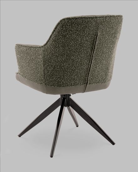 Стул обеденный Naya зеленый экокожа букле