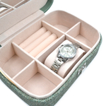 Коричневая шкатулка для украшений МОНТАНА с металлическим замком