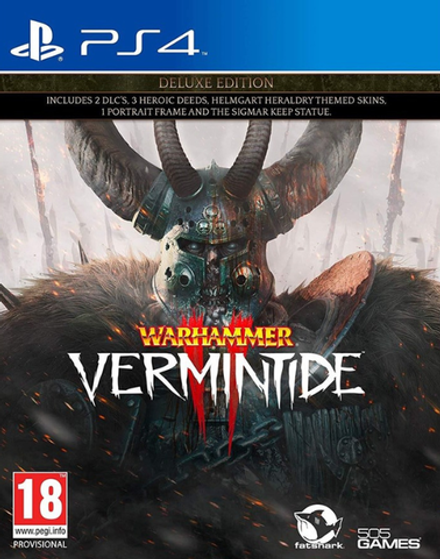 Warhammer: Vermintide II. Deluxe Edition (диск для PS4, интерфейс и субтитры на русском языке)