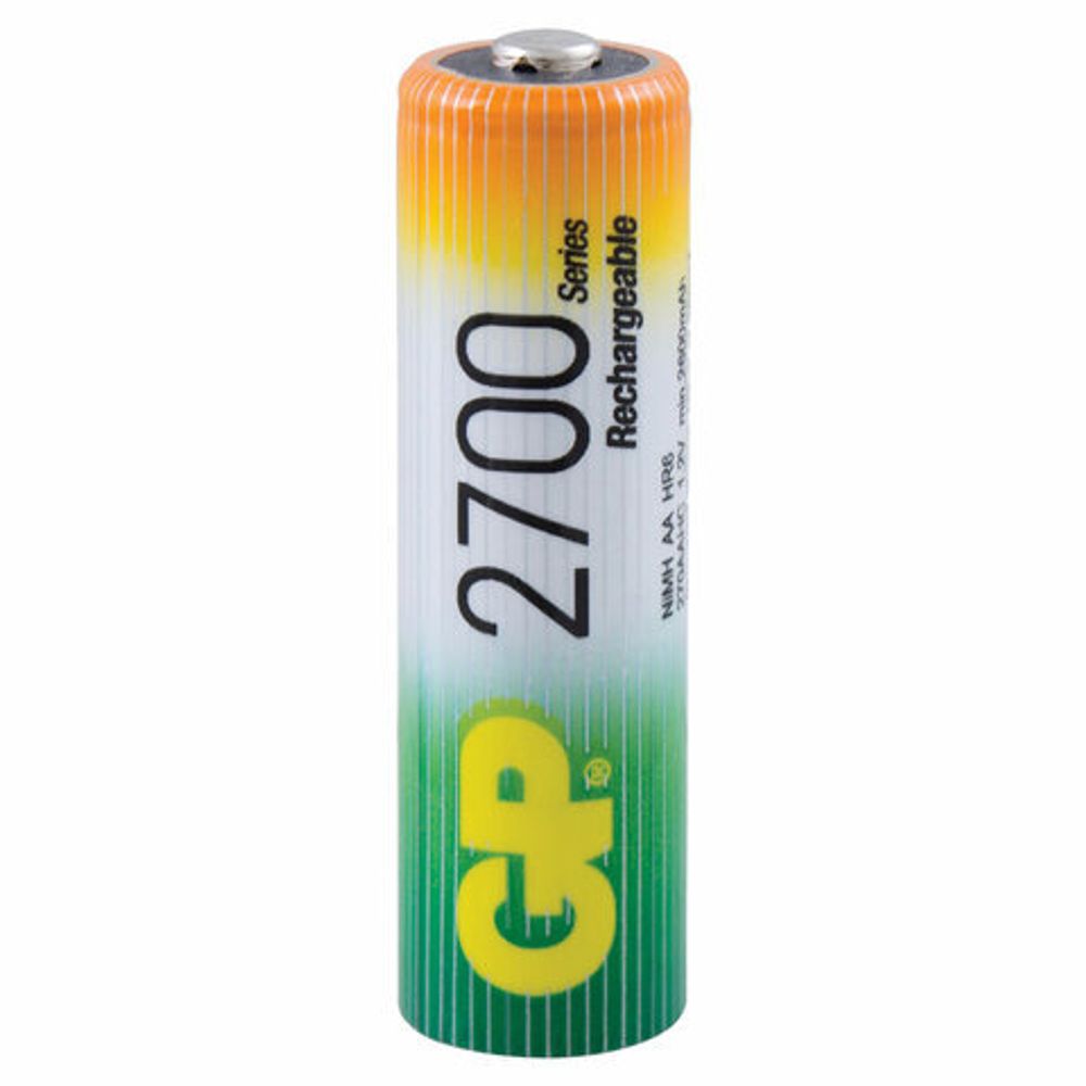 Батарейки аккумуляторные Ni-Mh пальчиковые 6 шт. (ПРОМО 4+2) АА (HR6) 2650 mAh, GP, 270AAHC4/2-2CR6