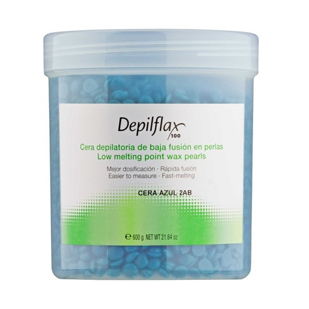 Воск горячий в гранулах Depilflax Extra Азуленовый 600г