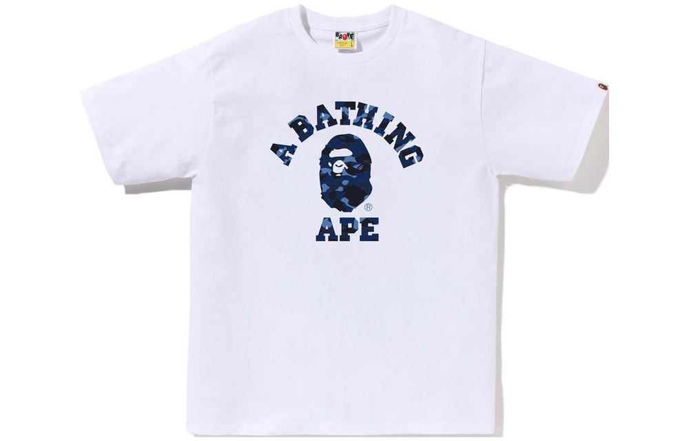 A Bathing Ape Color Camo College Tee Ss24
