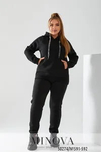 Костюм 591-592-черный Minova